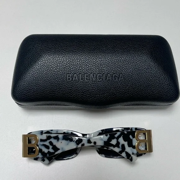Balenciaga Dynasty Rectangular Frame Sunglasses - Picture 4 of 7